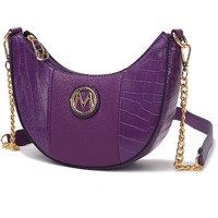 MKF Collection Amira Crocodile Embossed Vegan Leather Women Shoulder Bag by Mia K