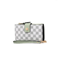 MKF Collection Solene Circular Print Vegan Leather Women's Wristlet Wallet by Mia K