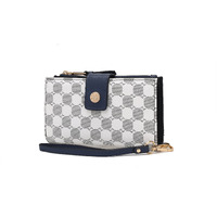 MKF Collection Solene Circular Print Vegan Leather Women's Wristlet Wallet by Mia K