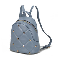 MKF Collection Hayden Quilted Vegan Leather with Studs Women Backpack by Mia K