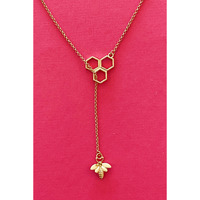 Bee With Me Necklace, Gold