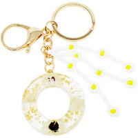 Baby Daisy Initial Key Chain