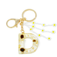 Baby Daisy Initial Key Chain