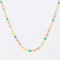 Linked Butterflies Necklace