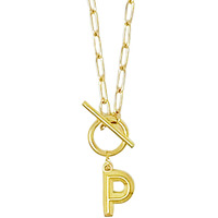 Modern Classic Initial Necklace