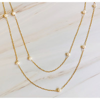 Freshwater Pearl Long Chain Necklace