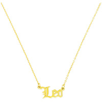 Old English Zodiac Necklace