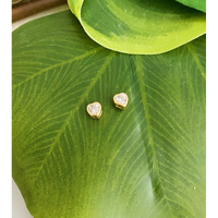Tiny Shape Tiny Stud Sterling Silver Earrings