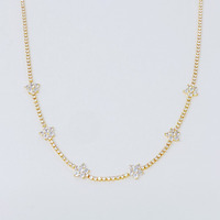 Stella Shiny Flower Necklace