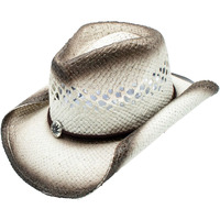 Tino Toyo Straw Braided Band Western Drifter Cowboy Hat