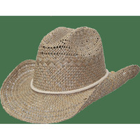 Canter Straw Western Cowboy Hat