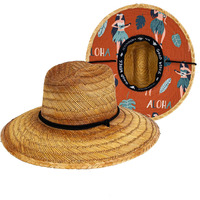 Ballerina Straw Lifeguard Hat