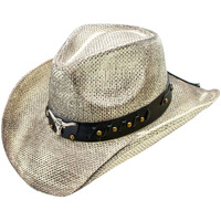 Beto Toyo Straw Longhorn Studded Band Drifter Cowboy Hat