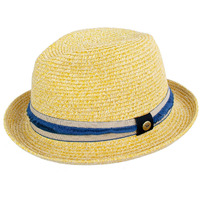 Del Sol Straw Fedora Hat