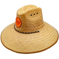 Surfer Patch Straw Lifeguard Hat