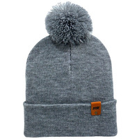 HAAKWEAR Pom Pom Beanie - Made in USA - Koala Gray