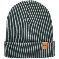 Cuffed Traditional Wide Ribbed Gray/Black