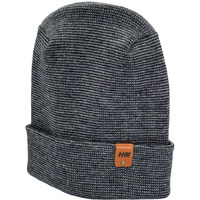 Haakwear Theta Stitch Fusion Cuffed Beanie (Patent Pending Design)-Gray/Blue, Made in USA