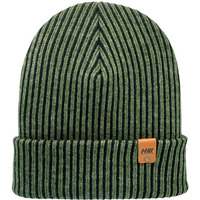 Cuffed Traditional Wide Ribbed Black/Green