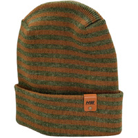 HAAKWEAR Theta Stitch RORO Cuffed Beanie (Patent Pending Design) - Green/Brown, Made in USA