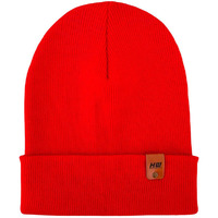 Cuffed Traditional Solid Scarlet Red