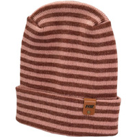 HAAKWEAR Theta Stitch RORO Cuffed Beanie (Patent Pending Design)-Pink/Burgundy, Made in USA