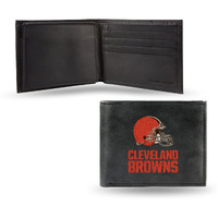 Cleveland Browns Embroidered Leather Billfold