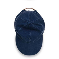 EP101 | ESSENTIALS PIGMENT DYED- Pigment Dyed, Garment Washed Cotton Twill, Six Panel, Low Profile Cap with hook and loop closure. - NAVY
