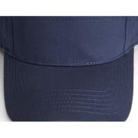 AC101 | ACE- Three Panel Cotton Twill Visor, Terry Cloth Sweatband, Self-Fabric Hook and Loop Closure- NAVY