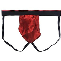 100% Silk Jock Strap Red S/M(D0102H5GMMV.)