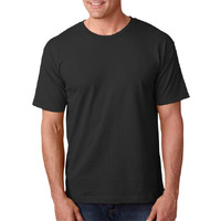 Adult 54 oz 100% cotton T-Shirt - BLAcK - S(D0102H7M7S2)