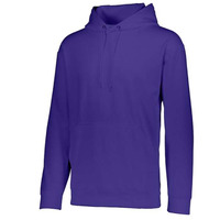 Augusta Sportswear Youth Wicking Fleece Hooded Sweatshirt - Purple, L