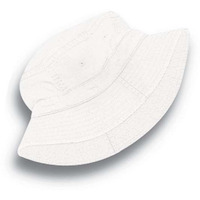 VA101 | VACATIONER- Pigment dyed, garment washed cotton twill, crushable bucket hat style.XL-61 cm (7 5/8")- WHITE