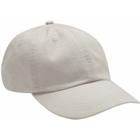 LP101 | OPTIMUM-SOLID PGMT- Pigment dyed, garment washed cotton twill, six panel, low profile, unstructured cap with Adams Cool-Crown mesh lining and leather strap closure with antique brass buckle and grommet.  - IVORY