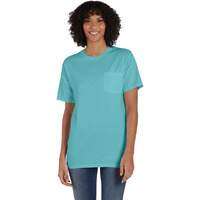 Unisex garment-Dyed T-Shirt with Pocket - BLAcK - S(D0102H7K0PJ)