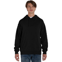 ComfortWash by Hanes Garment Dyed Unisex Hooded Pullover Sweatshirt - Black, L