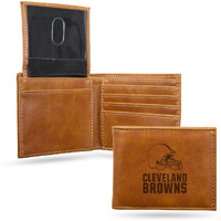 Cleveland Browns Wallet Billfold Laser Engraved