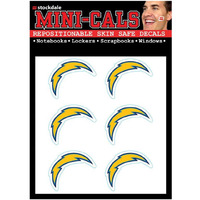 Los Angeles Chargers Tattoo Face Cals