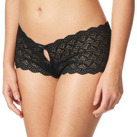 OPEN CROTCH PANTY BLACK SMALL