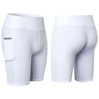 All Seasons Yoga Shorts Stretchable With Phone Pocket(D0102HEY6FA.)
