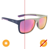 Solize You Got It - Light Gray to Purple by DelSol for Unisex - 1 Pc Sunglasses