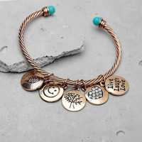 Love Much Bracelet Makes You Live Laugh Love(D0102HEY94U.)