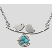 Love Birds Necklace(D0102HEYSEG.)