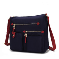 MKF collection Serena color-Block Nylon Women Shoulder Bag by Mia K(D0102H9KJRW)
