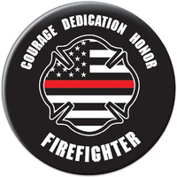 Courage Dedication Honor Firefighter But