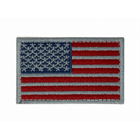 Tactical USA Flag Patch with Detachable Backing