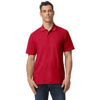 Mens Softstyle Double Pique Polo - cHERRY RED - S(D0102H7YFNT)