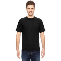 Adult 61 oz 100% cotton Pocket T-Shirt - ASH - S(D0102H7DT3T)