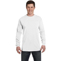 Adult Heavyweight RS Long-Sleeve T-Shirt - WHITE - S(D0102H78AEX)