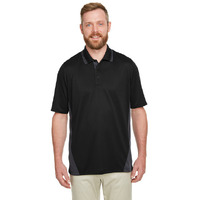 Mens Tall Flash Snag Protection Plus IL colorblock Polo - BLAcK SNRY YLLW - LT(D0102H7ZFZP)